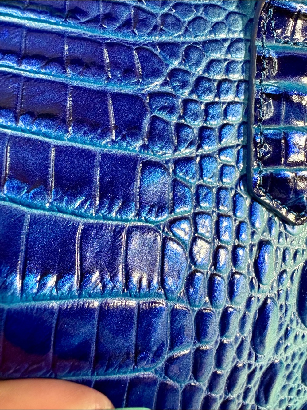 Brahmin EUC Lrg Duxbury - Affinity Ombré - Glitz/Metallic Accents - Like New - Picture 11 of 16
